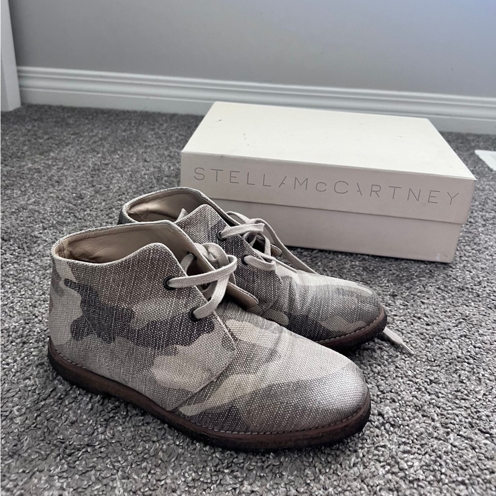Stella McCartney Canvas Lace up Boots